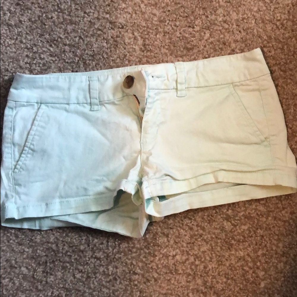 Teal shorts